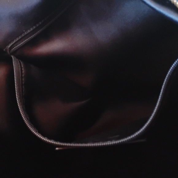 Coach Vintage Black Leather Tote/ messenger large Bag - Picture 10 of 16